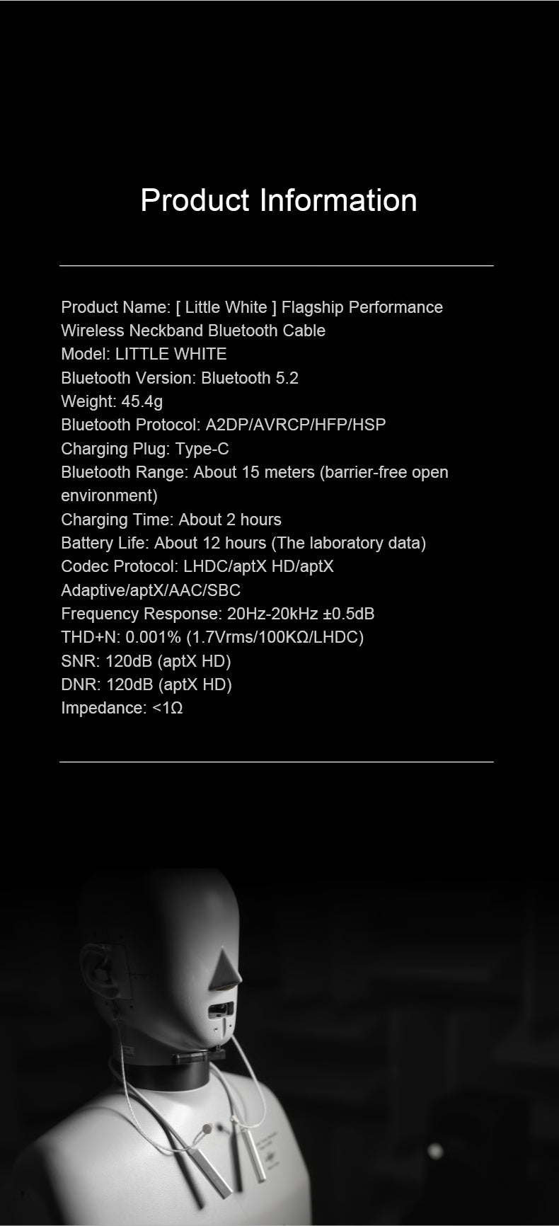 LITTLE WHITE NECKBAND